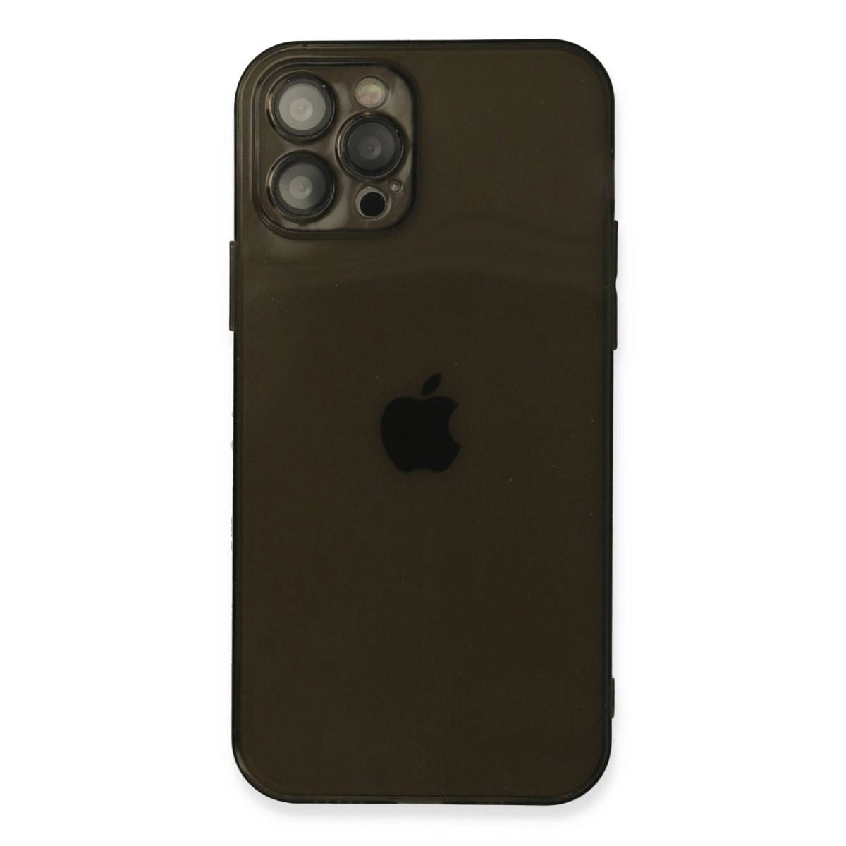Apple İphone 12 Pro Kılıf Fly Lens Silikon - Siyah