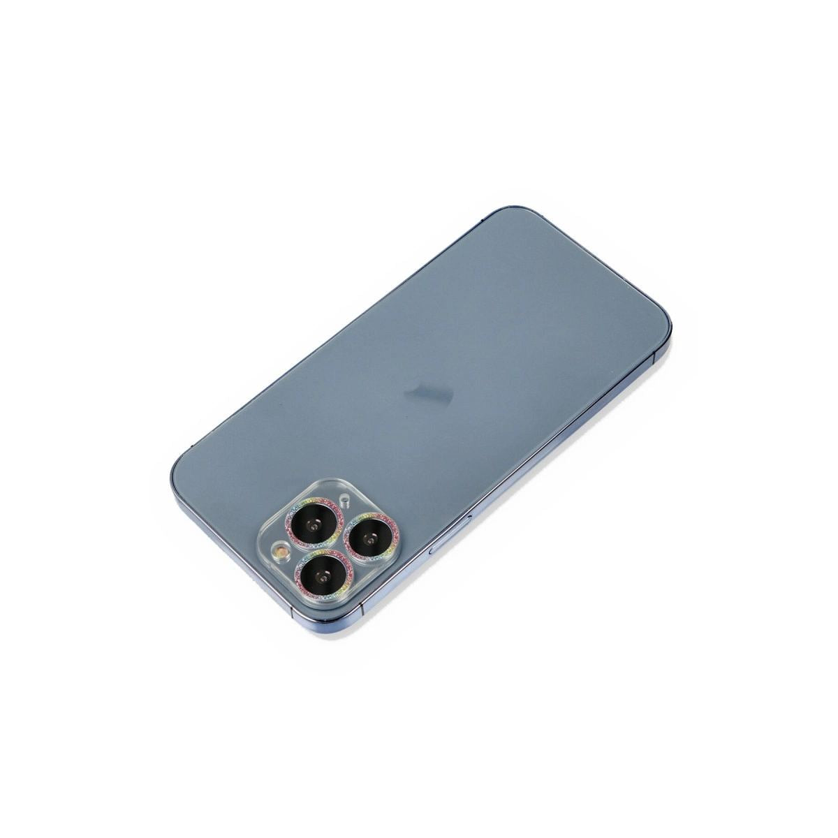 Apple İphone 11 Pro Shine Kamera Lens Koruma Cam - Rainbow