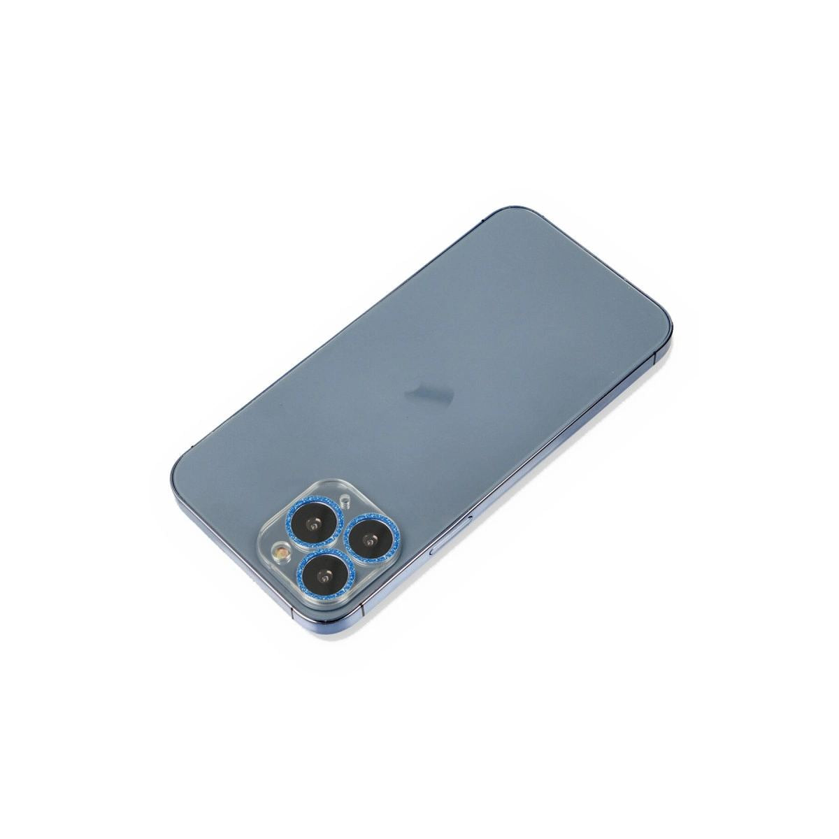 Apple İphone 11 Pro Max Shine Kamera Lens Koruma Cam - Mavi