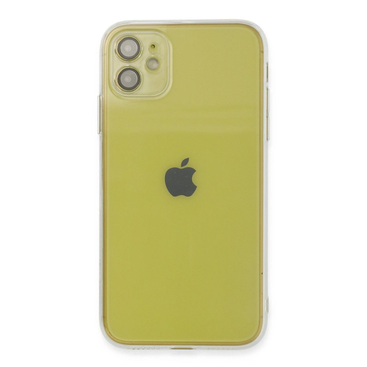 Apple İphone 12 Kılıf Fly Lens Silikon - Şeffaf