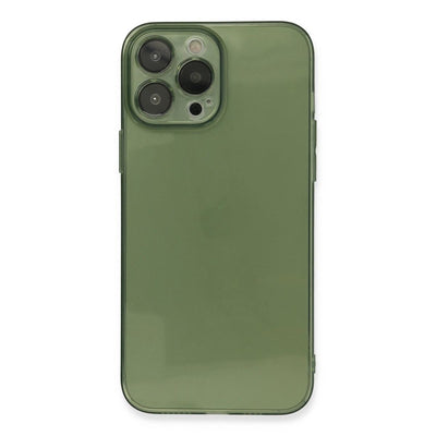 Apple İphone 13 Pro Kılıf Fly Lens Silikon - Yeşil