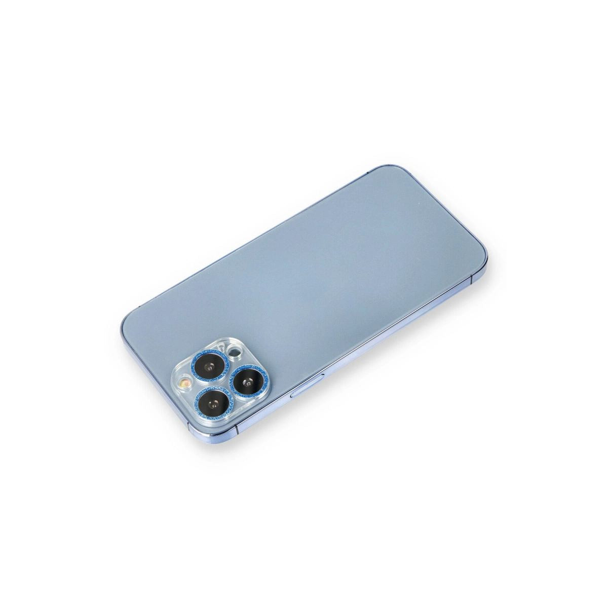 Apple İphone 12 Pro Shine Kamera Lens Koruma Cam - Mavi