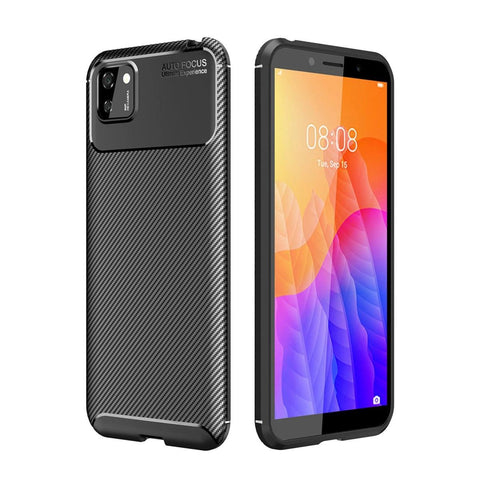 Huawei Y5p Kılıf Auto Focus Karbon Kapak