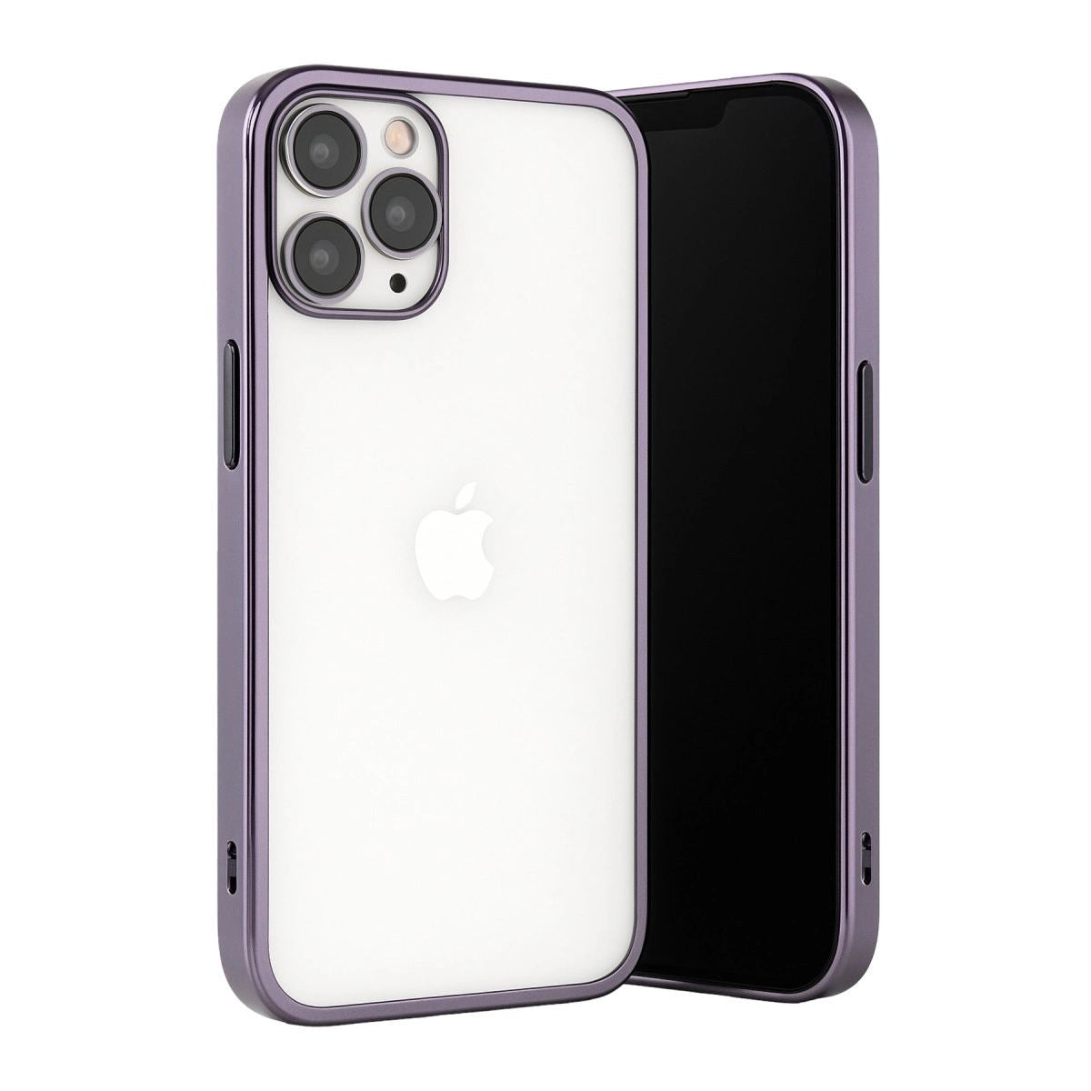 Apple İphone 13 Pro Max Kılıf Razer Lensli Silikon - Mor