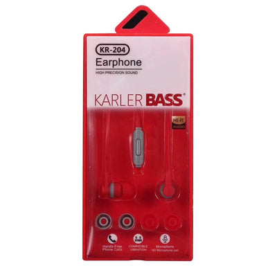 Kr-204 Kablolu Kulaklık - Kırmızı