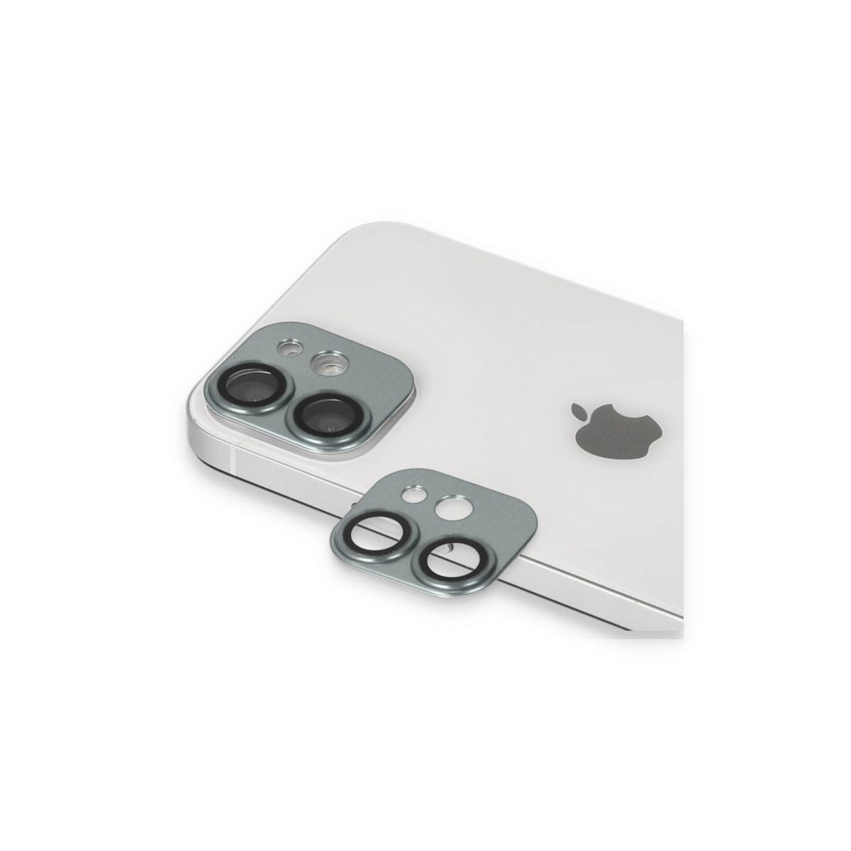 Apple İphone 11 Pers Alüminyum Kamera Lens - Yeşil