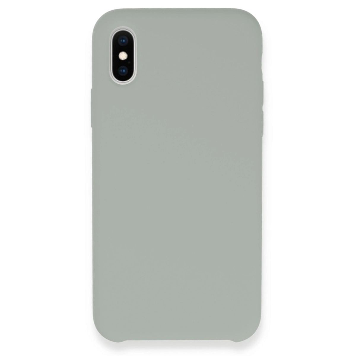 Apple İphone Xs Max Kılıf Lansman Legant Silikon - Açık Gri