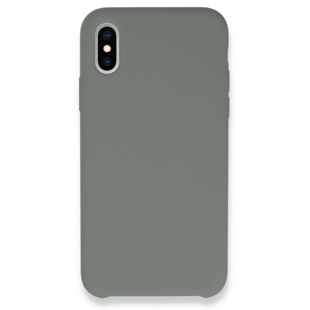 Apple İphone Xs Max Kılıf Lansman Legant Silikon - Gri