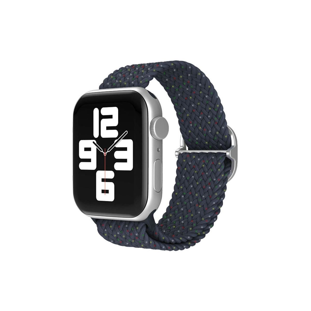 Apple Watch 42mm Kordon - Benekli Lacivert