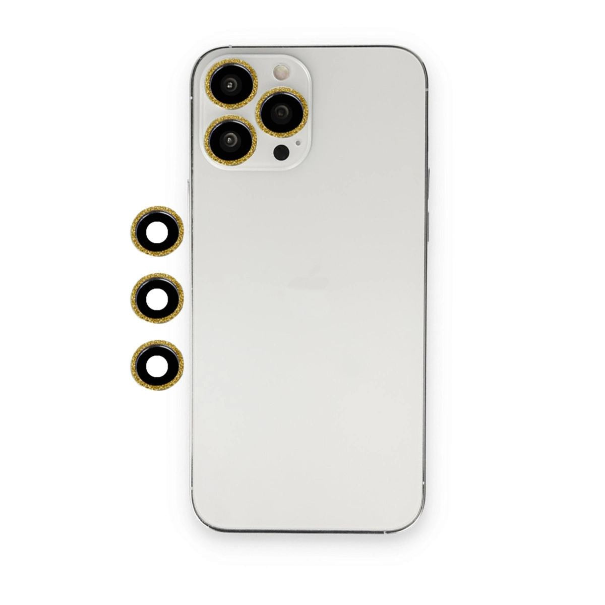 Apple İphone 12 Pro Max Shine Kamera Lens - Gold