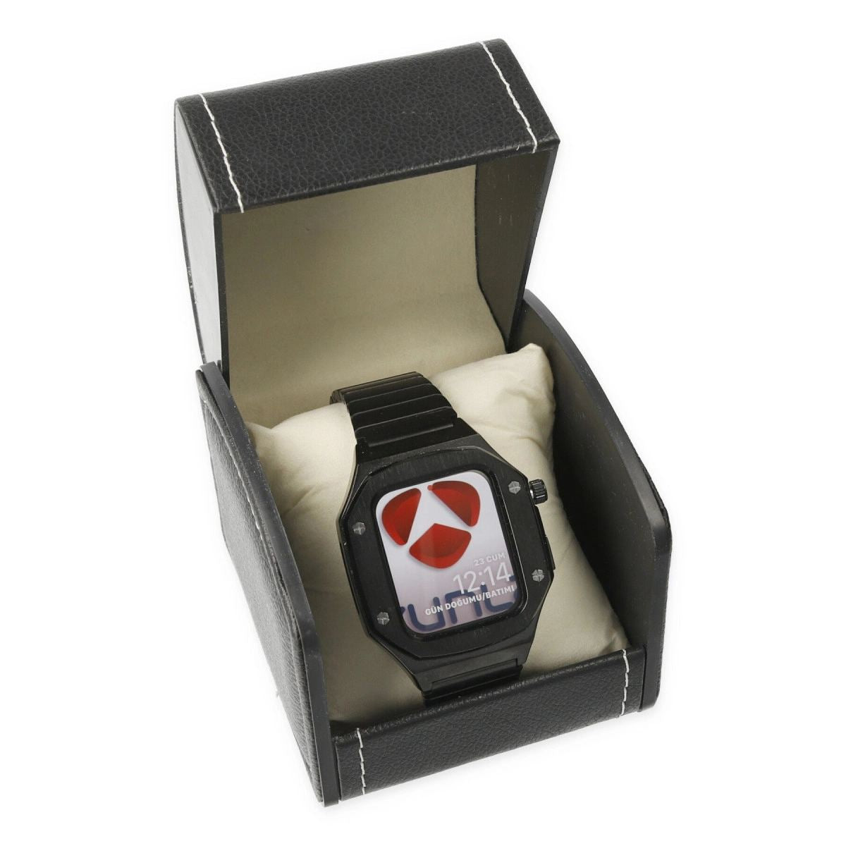 Apple Watch 44mm Kr409 Metal Kordon - Siyah