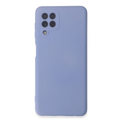 Samsung Galaxy A22 Kılıf Nano İçi Kadife Silikon - Lila