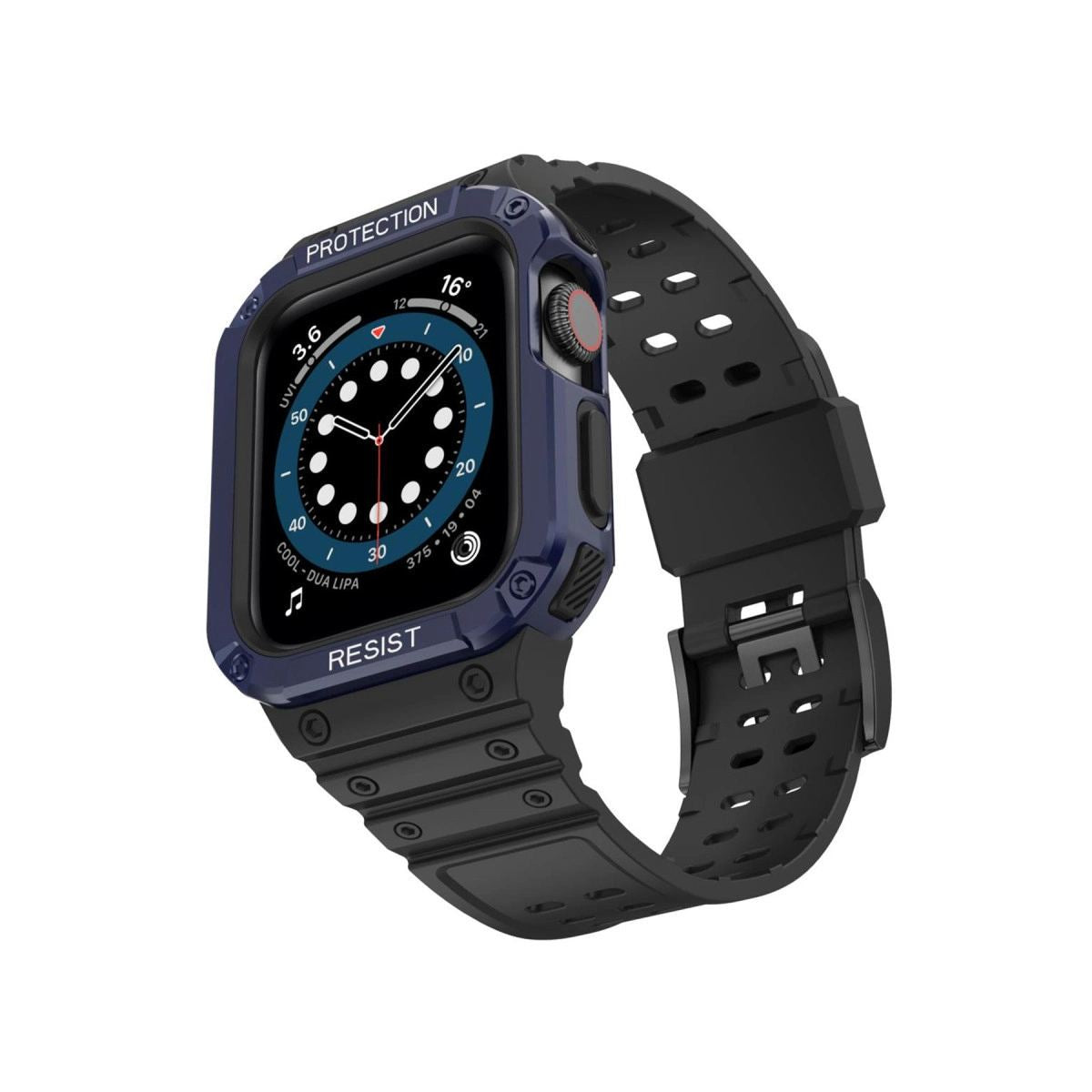 Apple Watch 42mm Kr401 Silikon Kordon - mavi