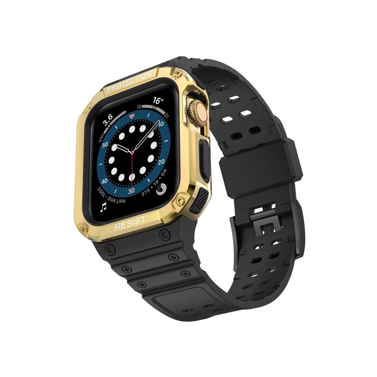 Apple Watch 42mm Kr401 Silikon Kordon - gold