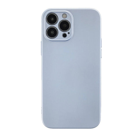 Apple İphone 13 Pro Max Kılıf Nano İçi Kadife Silikon - Sky Blue