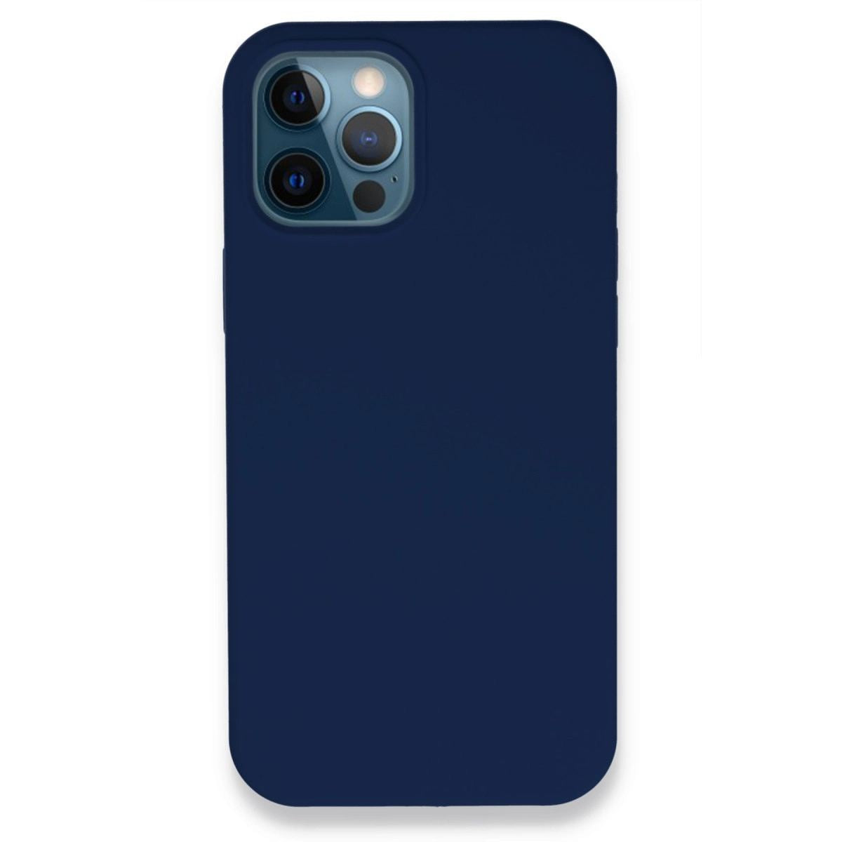 Apple İphone 12 Pro Kılıf Lansman Legant Silikon - Lacivert
