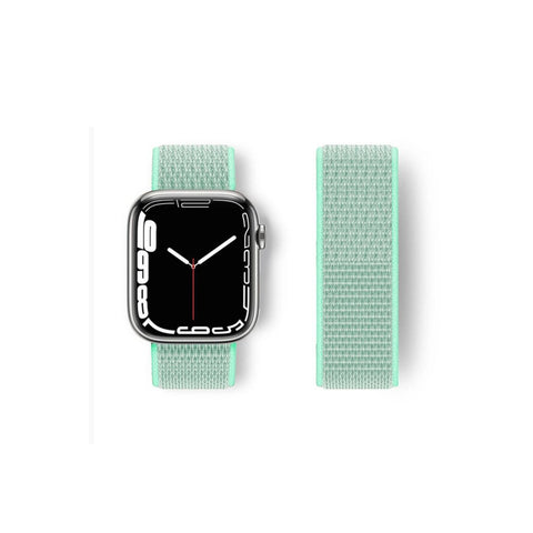 Apple Watch 42mm Hasırlı Cırtcırtlı Kordon