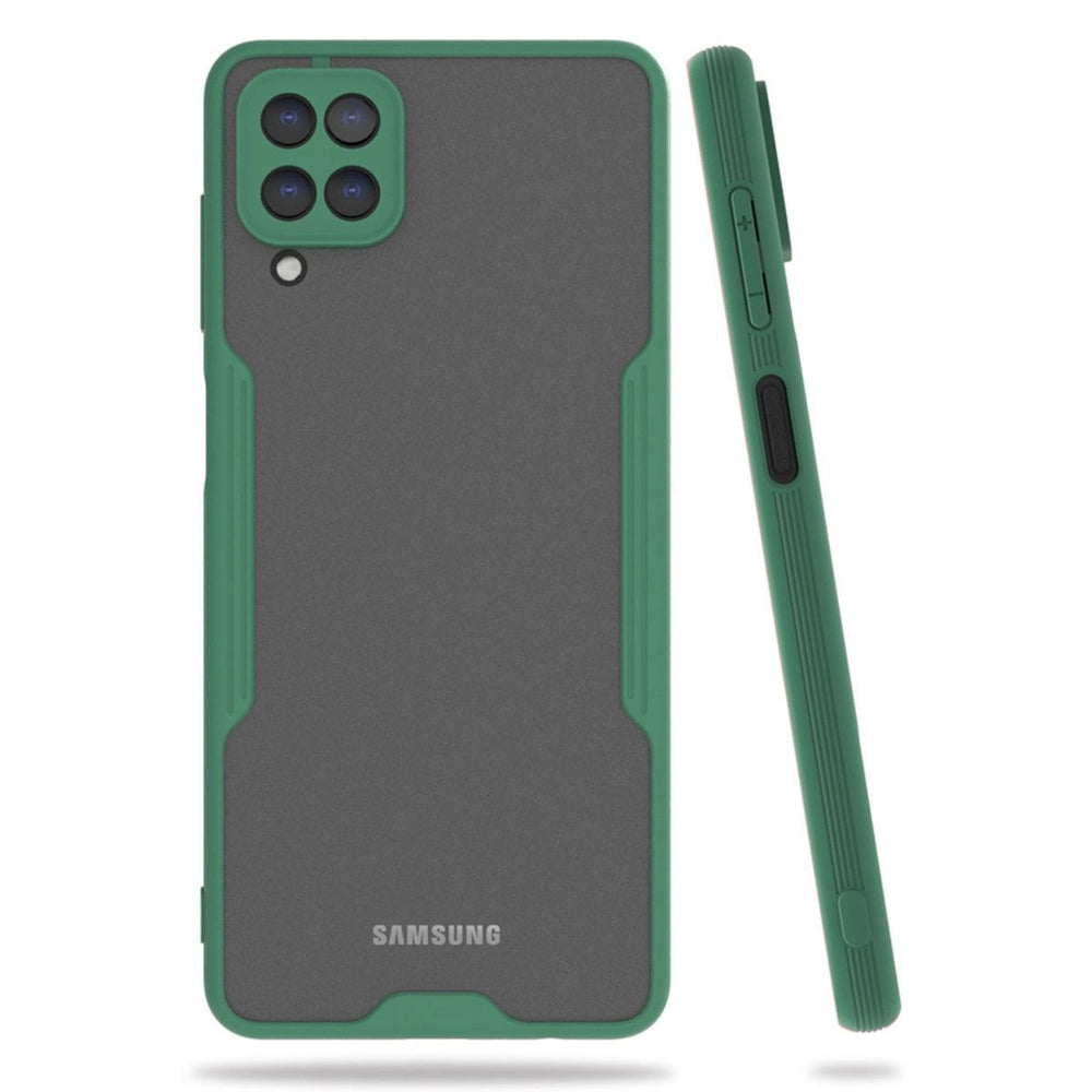 Samsung Galaxy A22 Kılıf Platin Silikon - Yeşil