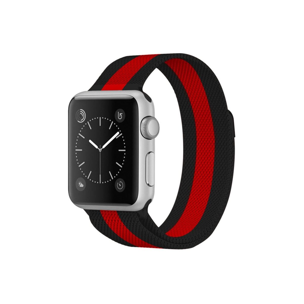 Apple Watch 38mm Metal Mıknatıslı Kordon - kırmızı