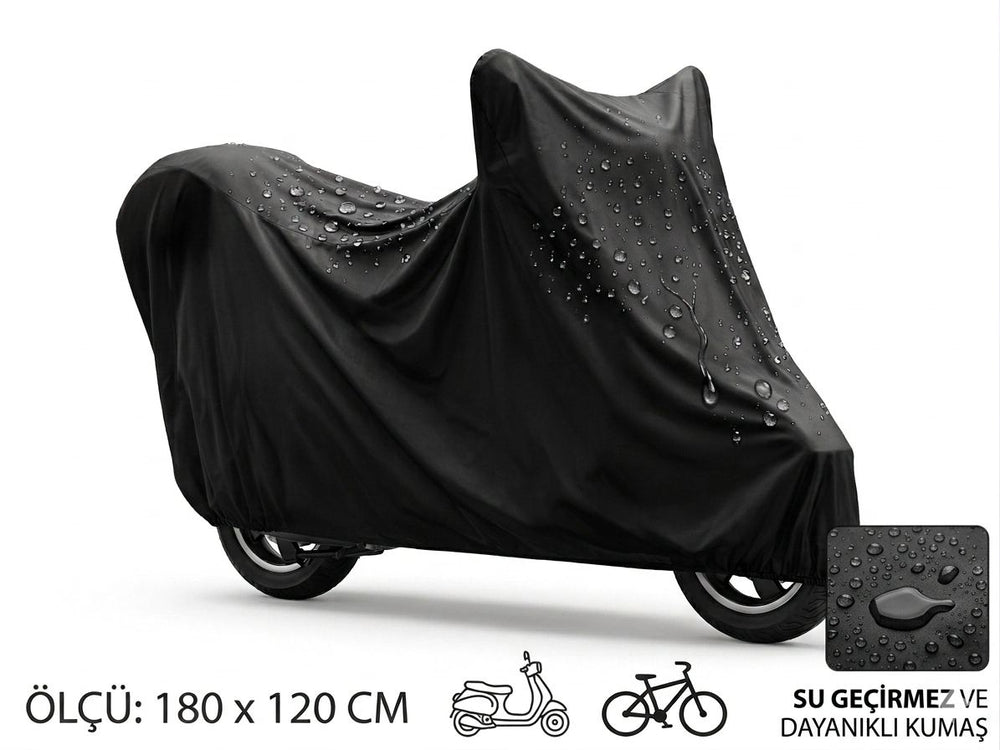 Motosiklet Ve Scooter Koruma Brandası – Su Ve Toz Geçirmez 180x120 Cm