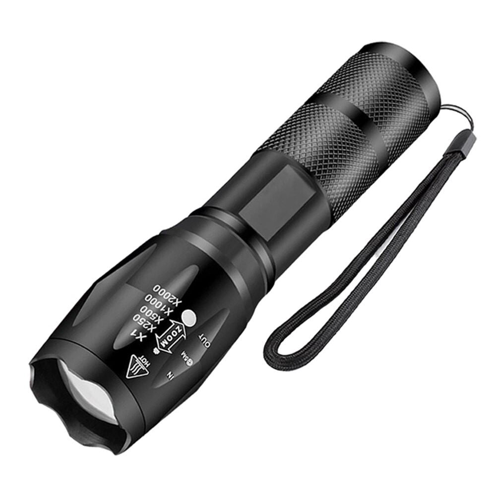 Gold Orion Km-108 T6 Led Şarjlı El Feneri 5 Modlu 200 Metre Işık Mesafesi