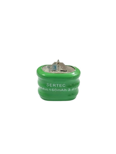 Sertec - 3.6v 3s1p 160 Mah 2 Pin Nı-mh Buton Pil