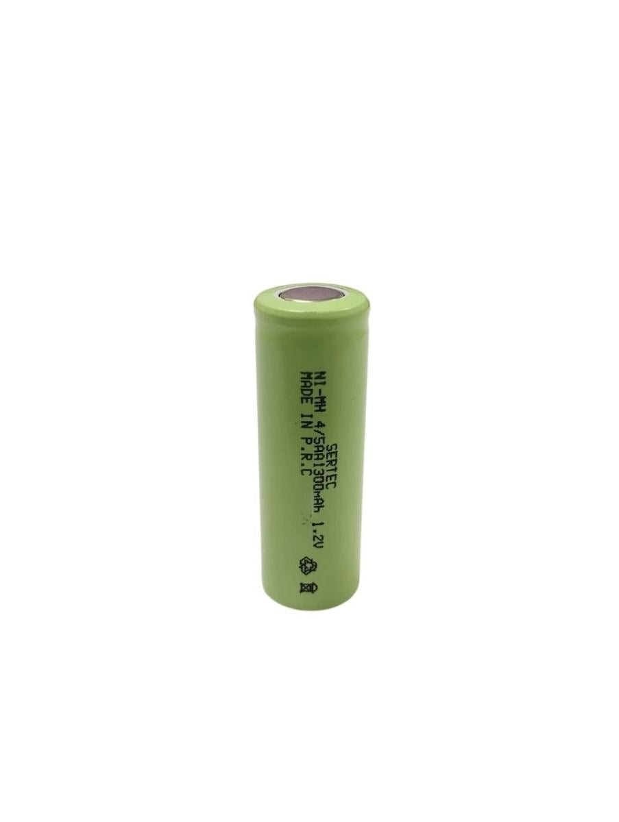 Sertec - 1.2v 1300 Mah - 4/5aa- Ni-mh Şarjlı Pil - (başsız / Flat Head)