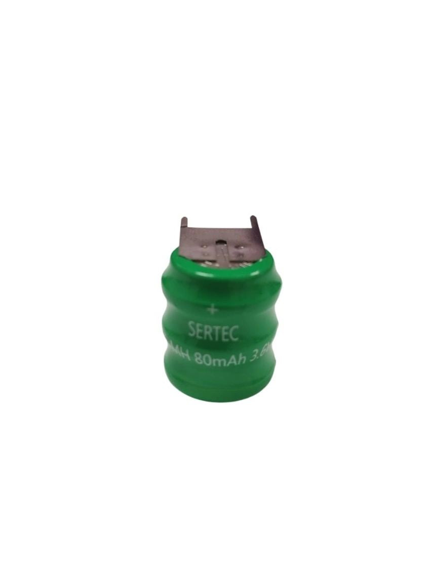 Sertec - 3.6v 3s1p 80 Mah 3 Pin Nı-mh Buton Pil