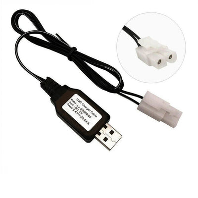 Sertec 9.6v Nı-cd / Nı-mh Oyuncak Bataryası Usb Şarj Kablosu