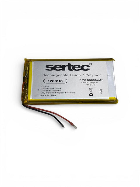 Sertec 1260110 3.7v 10.000mah Li-polymer Pil (devreli/1.5a)