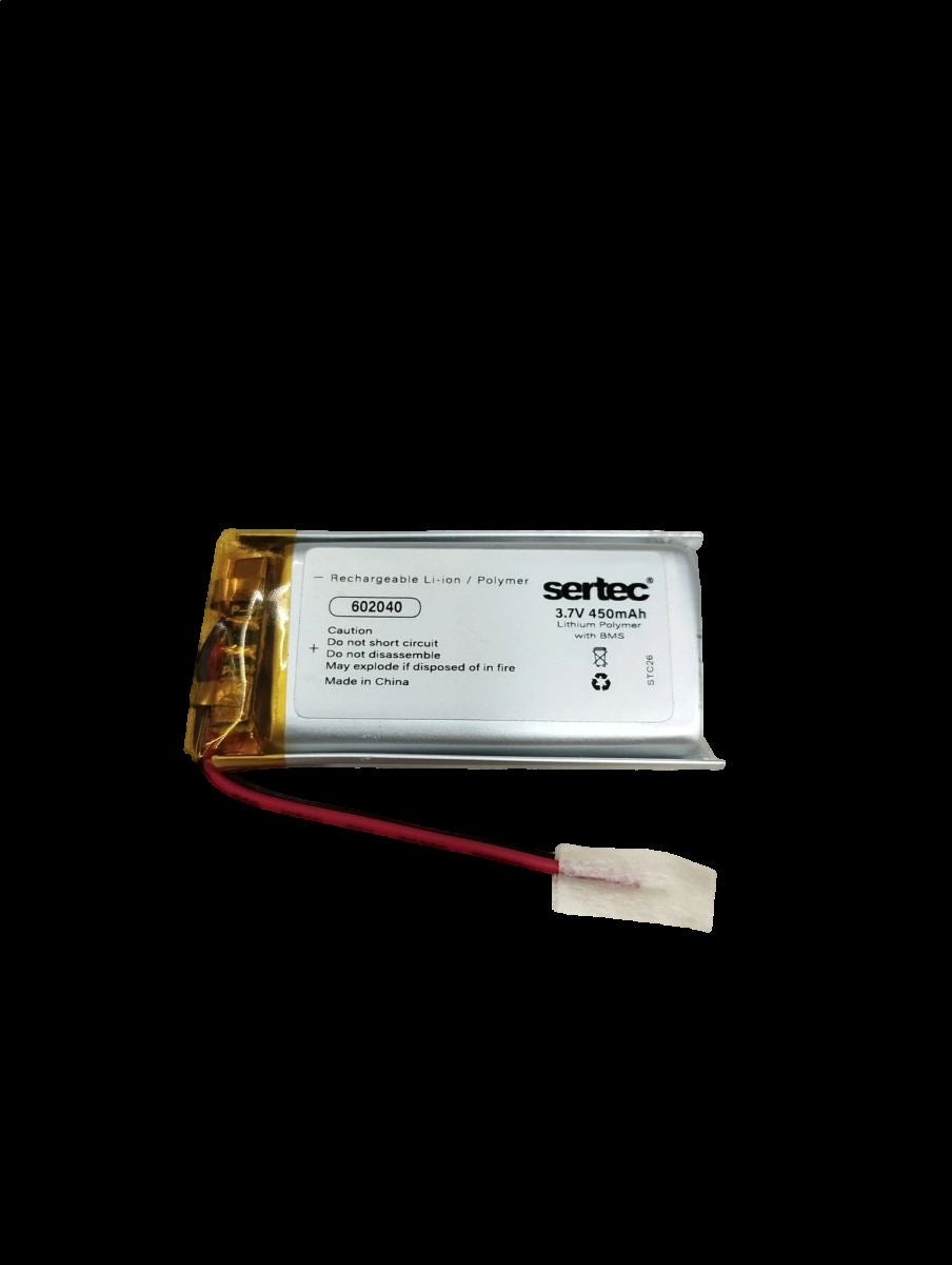 Sertec 602040 3.7v 450 Mah Li-polymer Pil (devreli/1.5a)
