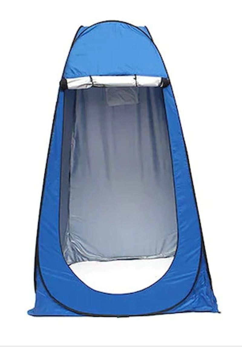 Otomatik Wc Portatif Giyinme Çadırı 120x120x190 Cm Mavi