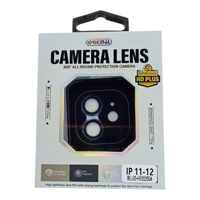 İphone 11 / 12 / 12 Mini Uyumlu Safir Kamera Koruyucu Lens Mavi Renk