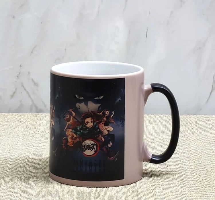 Porselen Renk Değiştiren Demon Slayer Kupa Bardak Aalk380