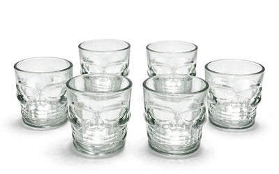 6'lı Kurukafa Cam Shot Bardağı Alk2152