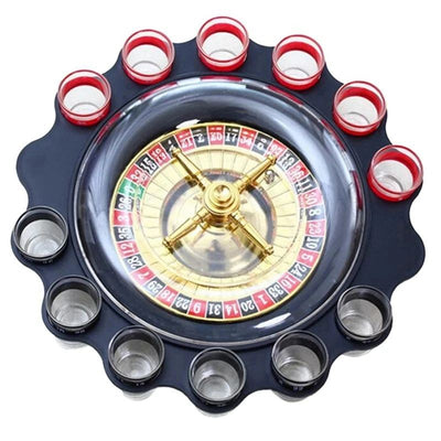 12'li Shot Bardaklı Rulet Oyunu Siyah Alk2547