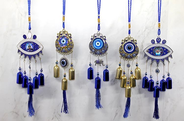 Metal Nazar Boncuğu Çan Alk3497