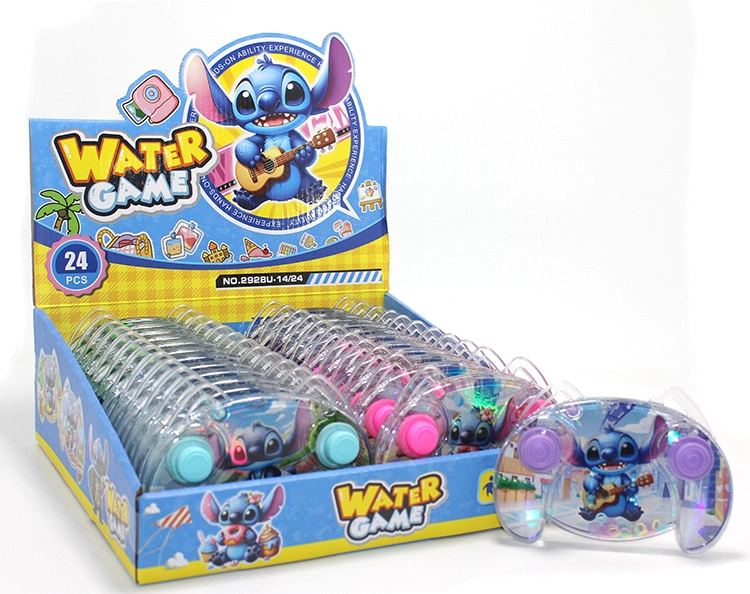 Stitch Baskılı Sulu Oyun - Kulaklı Konsol Tasarımlı Su Oyunu Alk3993