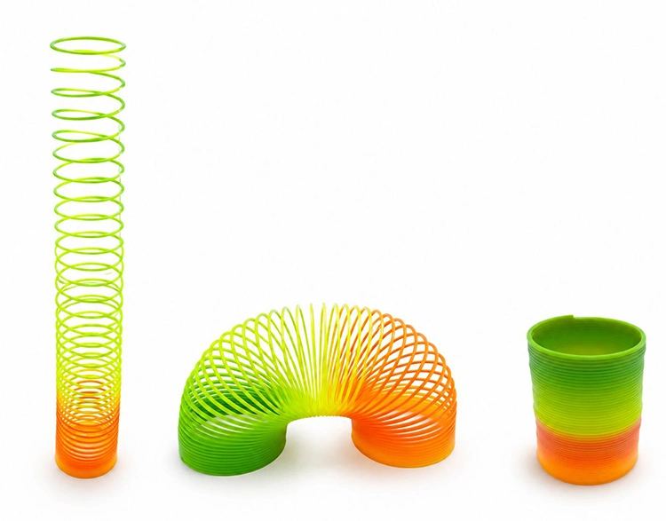 Rainbow Gökkuşağı Stres Yayı - Kutulu Küçük Boy Plastik Slinky Oyuncak Alk4004
