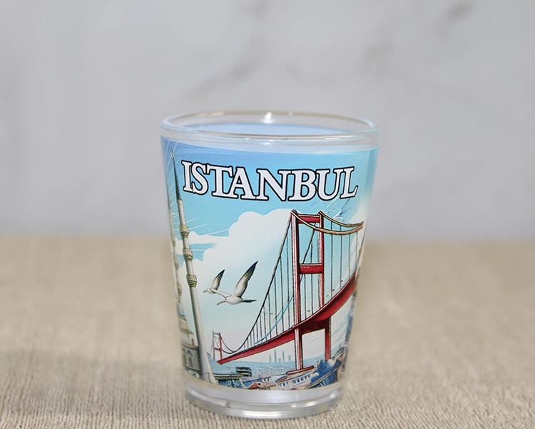 İstanbul Temalı Cam Shot Bardak Alk4357