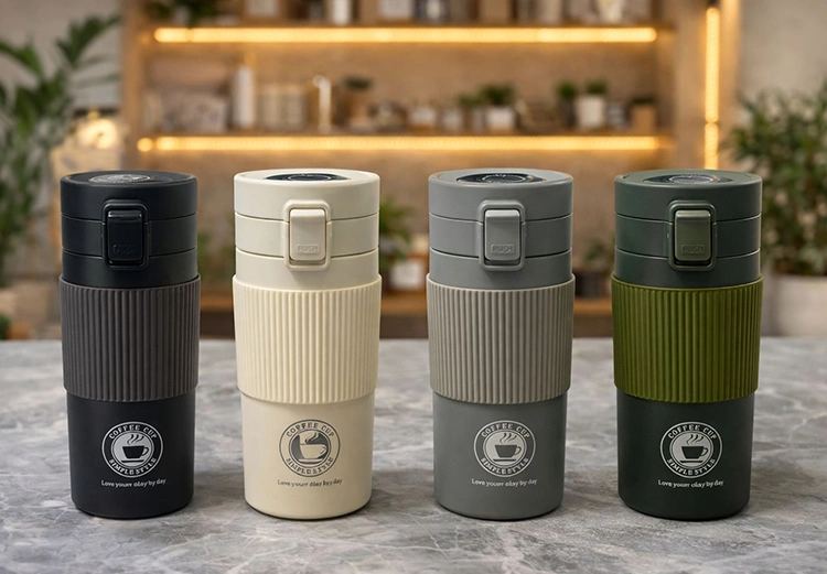350 Ml Paslanmaz Çelik Termos Dereceli Mug - Sızdırmaz Kapaklı Çift Katmanlı Dereceli Termos Alk4626