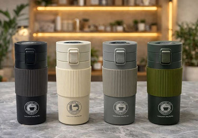350 Ml Paslanmaz Çelik Termos Dereceli Mug - Sızdırmaz Kapaklı Çift Katmanlı Dereceli Termos Alk4626