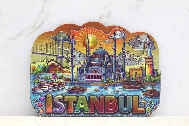 İstanbul Temalı Silikon Buzdolapı Süsü Magnet Alk5376