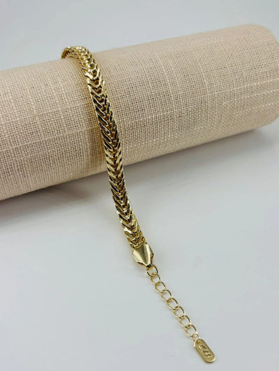Renk Pirinç Cm Bileklik 17+4 Cm - Kbl0473