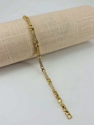 Renk Pirinç Cm Bileklik 17+2 Cm - Kbl0485