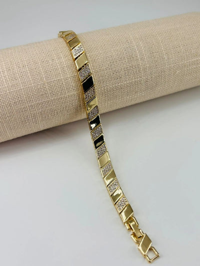 Renk Pirinç Cm Bileklik 17+2 Cm - Kbl0514