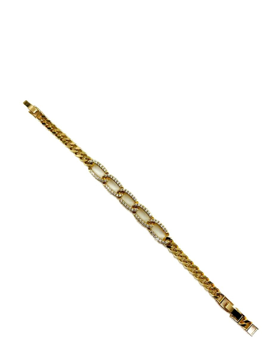 Renk Pirinç Cm Bileklik 17+2 Cm - Kbl0523