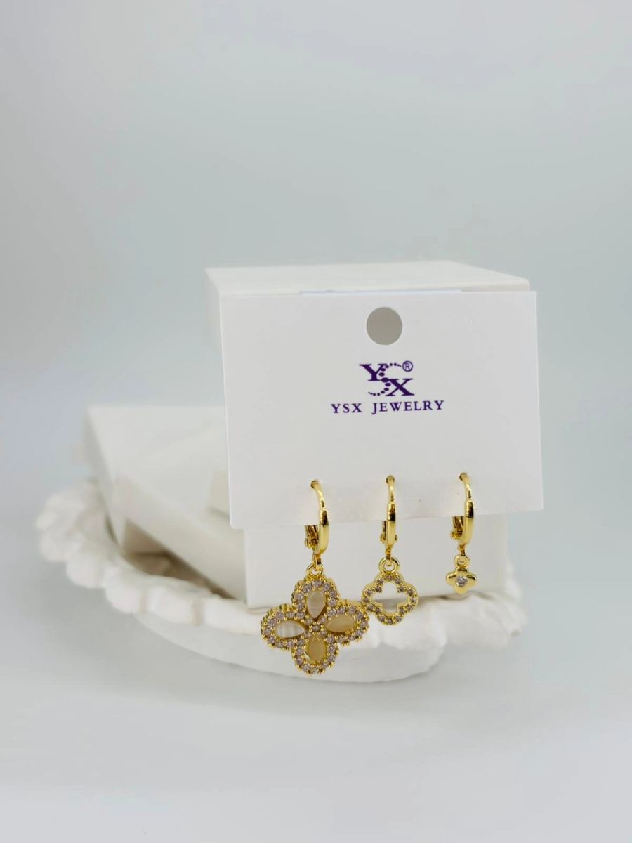 Üçlü Kombin Küpe Kp00535