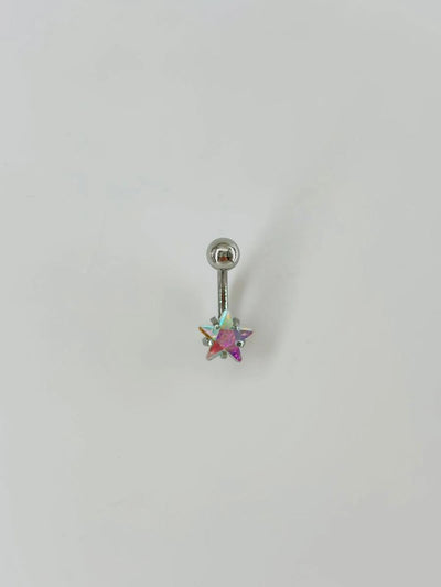 Yıldız Detaylı Göbek Piercing