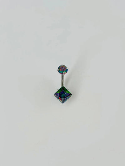 Mistik Topaz Taşlı Göbek Piercing